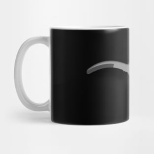 Funny scared cat and lemon Mug